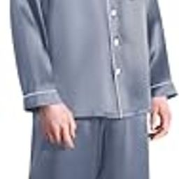 Men Satin Light Blue Night Suit with White Piping Full Sleeve (XX-Large)-picture-24