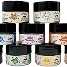 Radiant Pearl Mica Powder Set – 9 Vibrant Shades x 10g | Non-Toxic Shimmer Pigments for Resin, Soap, Candle & DIY Craft Projects-image-95