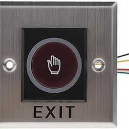 CALANDIS™ 12V DC Door Infrared No Touch EXIT Button Switch Sensor with LED Backlight #K2 | Intercoms & Access Controls | Home Automation-7