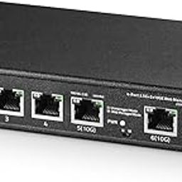 Binardat 4 Port 2.5G Web Managed Switch, 2x10 Gigabit RJ45 Uplink Ports, Metal Fanless Managed Multi-Gigabit Desktop/Wallmount Network Switch-picture-20