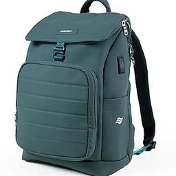 Assembly Laptop Backpack Bag for Travelling with USB charging port, 15.6 inch Office Bag for Women & Men with Rain Cover and front organizer, 35 Liters | Stark-image-12