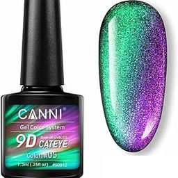 CANNI 9D Cat Eye Nail Gel Polish Galaxy Magnetic UV/LED Soak Off 7.3ml 9D Art Polish Galaxy Magnetic UV LED Gel Nail polish (#05)-image-3