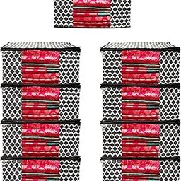 Shaping Fabric Garment Cover Non-Woven 90 GSM with Transparent Window & Double Metal Zipper – Pack of 9 | Dustproof Clothes Storage Bag for Sarees, Suits, Jackets, Shirts SCXLRL1582493517524148524390-image-70