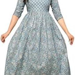 Fit and Flaired Cotton Printed I Maternity I Kurti I Kurta I Gown I Midi I Maxi I Feeding Kurti I for Women-image-104