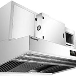 Mann Mart‚Powerful T-Shaped Chimney Range Hood with Filter ‚¨ Stainless Steel Kitchen Ventilation Fan for Odor & Smoke Removal-image-1