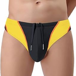 Mens Swim Bikini Briefs with Drawstring-image-55