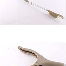 UJEAVETTE® Reacher Grabber Reaching Aid Pick up Grab Tool for Living Room Street Hiking brown handle-image-96