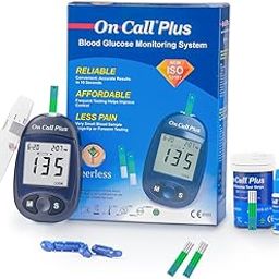 On Call Plus Blood Glucose Starter Kit with 10 Free Strips-21