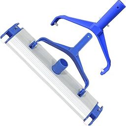 PooLKIT Swimming Pool Vacuum Head 18 Inch, Extra Handle, Heavy Duty Aluminium Vacuum Head for Swimming Pool, All Type of Pool Floor Cleaner, 18" Aluminium Cleaning Brush with EZ Clips-picture-10