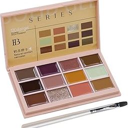 Club Bollywood®Solid Gel Nail Polish Palette Kit Jelly Pigment Glue Milk Tea Mocha| Gel Nails| Gel Nails|Health & Beauty |• Health & Beauty|1 Piece Solid Nail Gel Palette-image-66