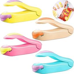 MRUD Portable Mini Sealing Household Machine, Mini Heat Sealing Machine Travel Portable Sealing Machine bag Clip Household Kitchen Supplies-image-100