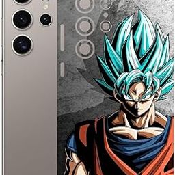 AtOdds - Samsung Galaxy S24 Ultra (5G) Mobile Back Skin Sticker - Lamination - Back Screen Guard Protector Film Wrap (Coverage - Back+Camera+Sides) (Design - Goku) (Pack of 1)-picture-16