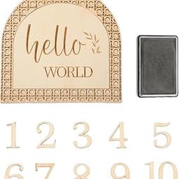 BNF Wooden Baby Birth Announcement Sign Foot Prints Baby Keepsake for Child Baby | Baby | Keepsakes & Baby Announcements | Other Baby Keepsakes-25