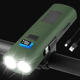 Bike Light, 8000 Lumens Super Bright Bicycle Light, 6 Modes USB Rechargeable Bike Headlight, Waterproof Safety Bike Light for Road, Mountain, Night Riding-18