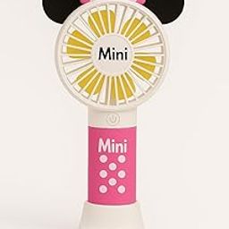 PoPo Toys Minniee Mouse Portable Fan, Powerful Hand Fan Cute Design Lightweight Rechargeable USB Handheld Fan for Girls, Women, Men, Kids, Indoor, Outdoor-image-95