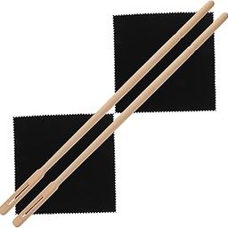 Vaguelly 1set Flute Rod Set Portable Flute Clean Tool Reusable Cloths for Removal Maintenance of Woodwind Instruments Kit for Care-image-67