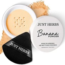 Just Herbs HD Makeup Setting Powder With Liquorice Root & Rice Starch (Banana, 15 g)-47