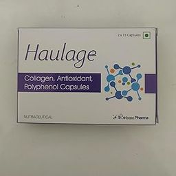 Haulage Veg Collagen, Antioxidant and Polyphenol Capsules, 2x15 Capsules, Nutraceutical Supplement For Youthful and Radiant Skin-30