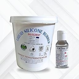 RANA POLYMERS LSR 210 Liquid Silicone Rubber for Mold Making | 10 Shore Silicone Mould for Clay Art, Resin, POP | High Detail Reproduction & Smooth Finish (Fast Catalyst, 1kg)-image-6