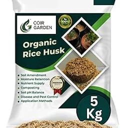 COIR GARDEN - 5 KG Rice Husk for Plants - Natural Potting Mix Ingredient for All Kinds of Plants - Best Improves Soil Structure, Enhances Water Retention and Increases Soil Fertility-27