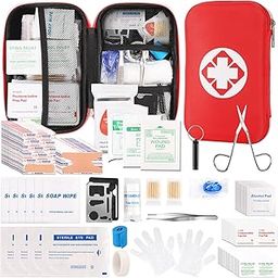 314 Survival Gear and Equipment First Aid Kit Med Supplies for Vehicles Travel Car Camping Hiking-image-87