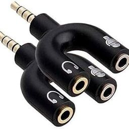 Combo of 3.5mm Audio Jack to Headphone Microphone Splitter Converter Adaptor (Specially Design for Mobile Tablet and Laptop(Only 1 Input for Audio)(Pack of 2)-image-59