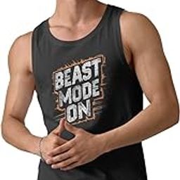 DAB SHARK Men's Poly Cotton Regular Fit Sport Graphic Print Vest - Super Soft, Sleeveless, Sando-image-8