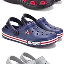 Lightweight Classic Clogs || Sandals with Slider Adjustable Back Strap for Men-Combo-COMBO(3)-3017-3015-3016-10 -P2-picture-40