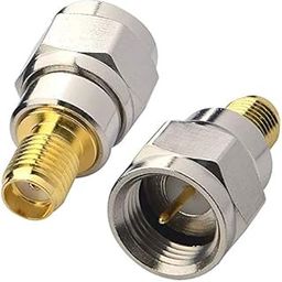 3AN Telecom RF Coaxial Coax Adapter SMA Female to F Male Connector 1PCS-32