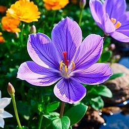 Gebdinsh Garden® Imported Saffron Kaiser Flower Bulbs For Summer Season Gardening | Packet Of 3 Bulbs-image-16
