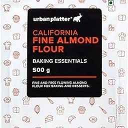 Urban Platter Fine Almond Flour, 500g (Naturally Gluten-Free | Blanched & Finely Milled | Low-Carb | Ideal for Baking & Keto Recipes)-image-51