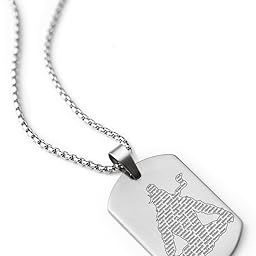 Mahadev Jyotirling Tag Stainless Steel Necklace For Men | Locket and Pendant Necklace For Men and Guys | Available Black and Silver Colours |-image-1