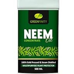 GREENFINITY 100% Cold Pressed Natural Neem Oil Concentrate 500ML For Indoor & Outdoor Plants|Steam Distilled | Insecticide, Fungicide Viricide & Miticide For Natural Gardening | 500 ml-image-64