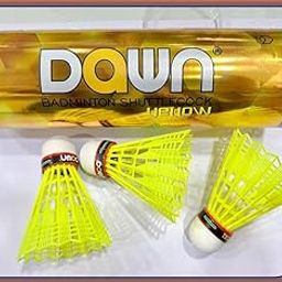 Aapeshwar Nylon Shuttlecock Stable Flight & Fast Recovery (Yellow, Pack of 6)-9