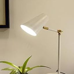 NEOKRAFT ( Nova Premium Indoor Lighting | White/Gold | Modern Task/Table Lamp (Bulb Not Included) Suitable for Living Room/Bed Room/Office & More-image-35