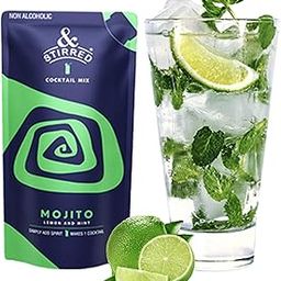 &Stirred Cocktail Mix - Mojito, Pack of 6, No Preservatives, Non-Alcoholic-image-26