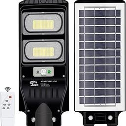 Epyz Plastic 60 Watt Solar Street Lights with Remote, 256 LEDs, Motion Sensor and Dusk to Dawn for Garden, Street, Lawn [ with Out Pole ] [ Pack of 1, Cold White Light ]-image-78