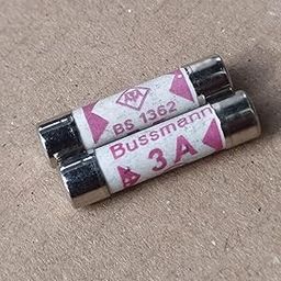 SOOTRA 250V Branded Fast Blow Ceramic Fuse Size 6X25mm pack of - (3 Amp, 2 pcs)-22