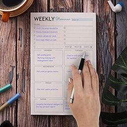 Doodle Weekly To Do List Notepad | Undated Weekly Planner with 50 Tear-Off Sheets | A5 Size | 90 GSM Paper | Habit Tracker & Task Organizer for Office, Home & School-6