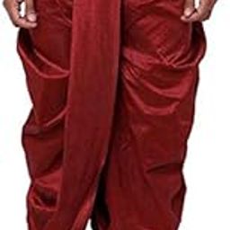 Over CrowdSolid Men's Ethnic Dhoti Beige-image-51