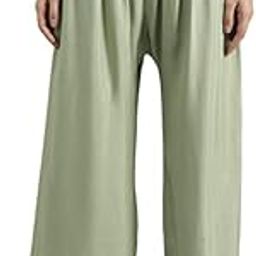 ARYANSH Shoppe Rayon Palazzo for Girls | Traditional Ethnic Wear Palazoo for Women Stylish Latest | Relaxed Fit Bottom Wear Casual Palazo for Woman & Girls Color, Size XXL,(Pista Green)-image-68