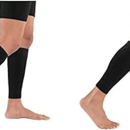 Optifit® Calf Compression Sleeve Sports Leg Compression Socks for Shin Splint Varicose Vein and Calf Pain Relief Leg Warmers Calf Thigh Compression Sleeves for Basketball Football One Size X 2-image-58
