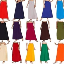 Pack of 2 Women's Cotton 7 Part Inskirt/Petticoat-image-8