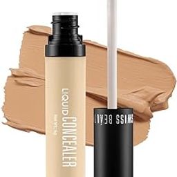Swiss Beauty Liquid Light Weight Concealer With Full Coverage, Easily Blendable Concealer For Face Make-Up With Matte Finish | Shade- 04 Medium - Beige, 6g-22