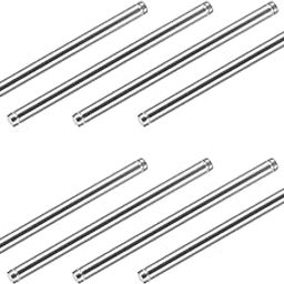 METALLIXITY Double Head Standoff Screws (12x204mm) 8pcs, Stainless Steel Advertising Screws Glass Acrylic Nail - for Glass Acrylic Display Bracket-19