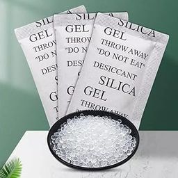 BEM Silica Gel White Silica Gel Packets Desiccant Dehumidifiers for Moisture Absorption (White) (20)-image-50