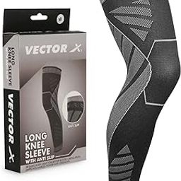 Vector X Long Knee Sleeve with Anti Slip (Small), Multicolor (S)-picture-24