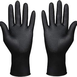 Hair Dye Glovesï¼Å’Reusable Rubber Glovesï¼Å’Professional Hair Coloring Accessories for Hair Salon Hair Dyeing (1 Pair, Large, Black)-image-75