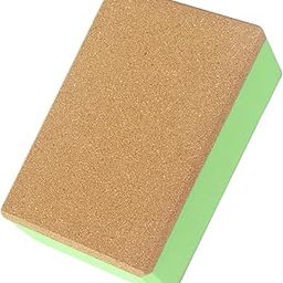 SECRET DESIRE EVA Cork Yoga Block Yoga Accessories for Fitness Balance Training Meditation Green-image-70