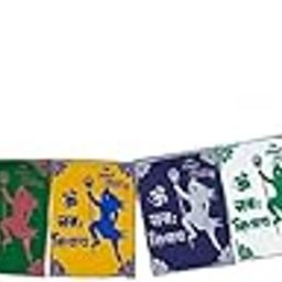 Shoppersduniya Om Namaha Shiva Flag For Bike Decoration Accessories Car Home Office Wall Décor Small - Multicolour 29 inches-22